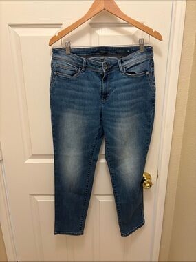 J Jill size 10 P women's Blue Denim Jeans - Classic Mid Wash